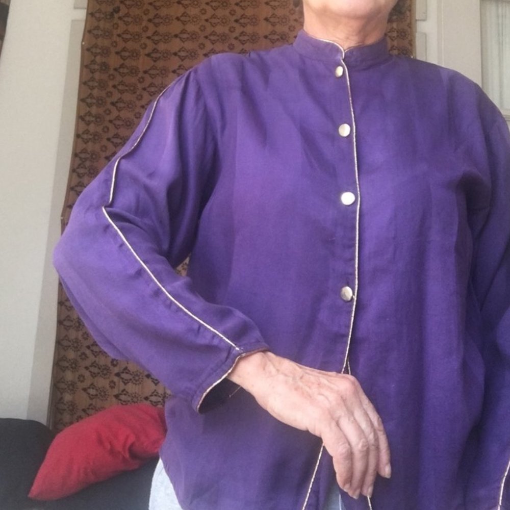 Italian cotton damask shirt